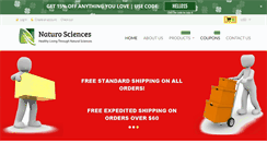 Desktop Screenshot of naturosciences.com